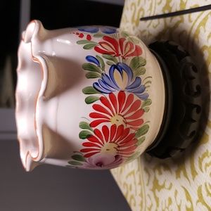 Folk art home decor pottery